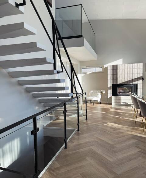 Unique design house in the center
