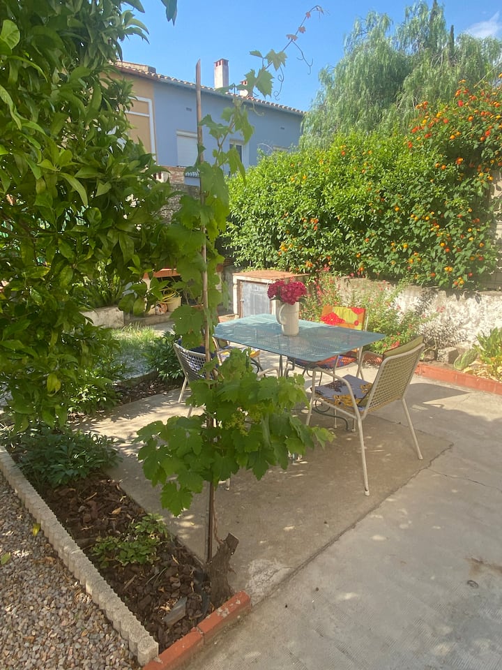 Appartement Paisible Avec Jardin En Rdc Maison Zen - Perpignan