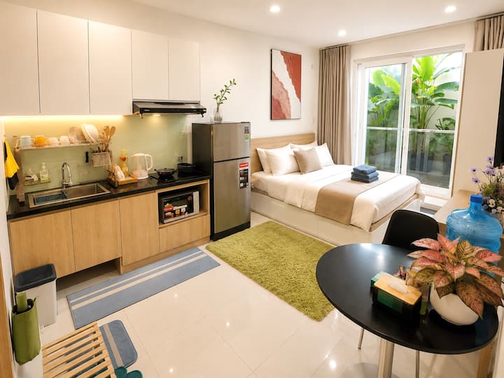 L 203 Fox Living L Spacious Studio W Quiet Balcony - Ciudad Ho Chi Minh