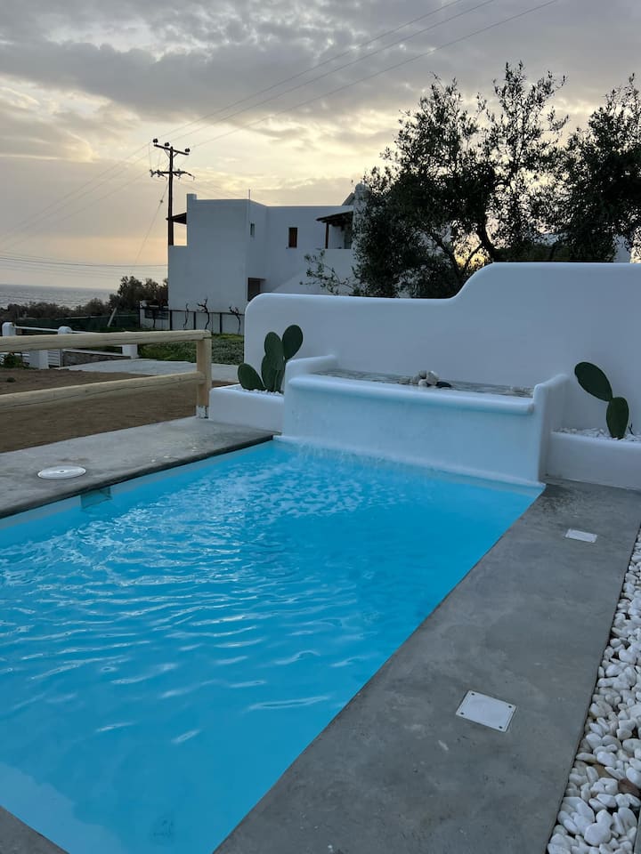Sea View Home With Private Pool - Naxos, Greece