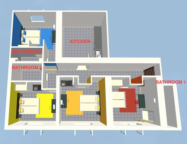 New on the Canal – 4 double bedrooms gallery image 3