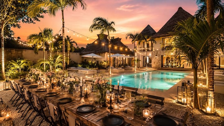 7br/7ba · Pool, Pickleball, Jacuzzi & Billiards - Tulum