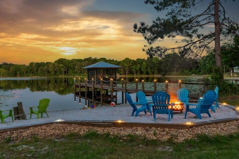 Serenity Escape lake house private beach