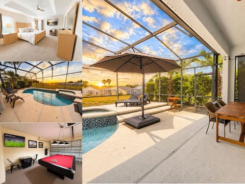 Golf View, Gameroom, S.W. facing pool,spa(119HPD)