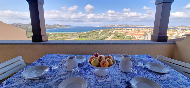 Trilocale Orizzonte 10 Con Fantastica Vista Mare - Palau