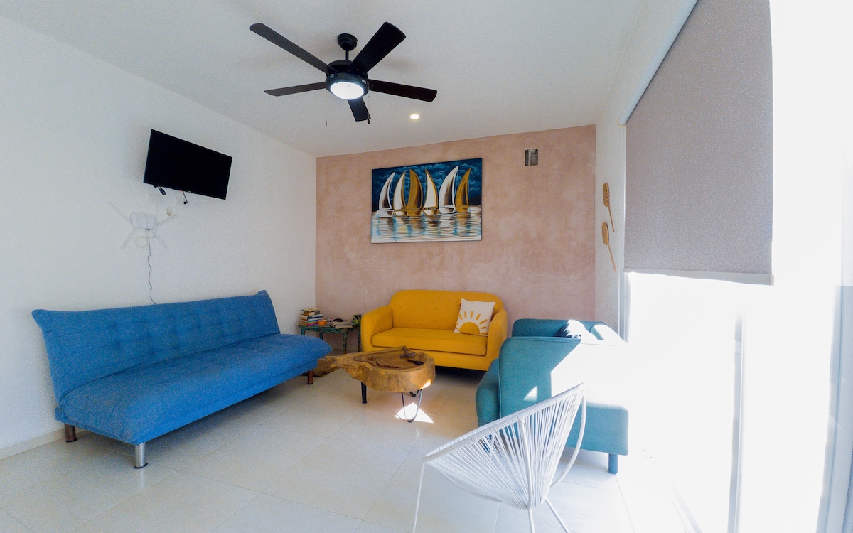 Airbnb con mejor rendimiento: Casa Ulu Chuburna Puerto 40 meters from the sea. en Chuburná