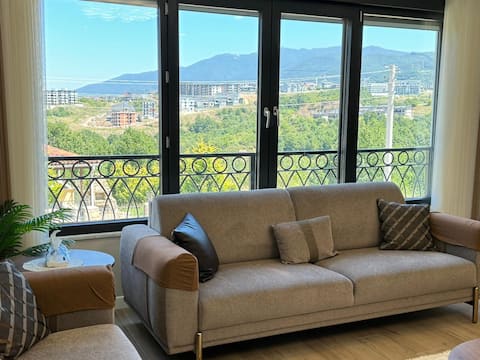 Başiskele 3BR luxurious Apartment- Mountain View
