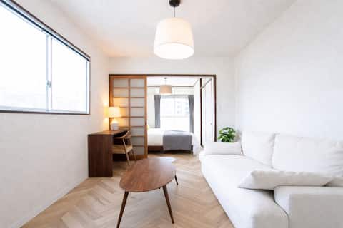 Castle 15 min/38㎡/2bed/1sofa/MAX4ppl/WiFi/1PKG