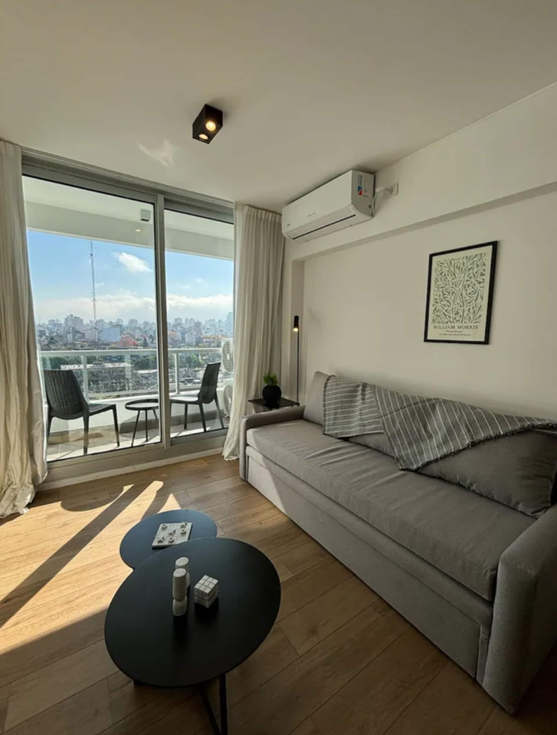 Apartamento de dois ambientes mobiliado em Colegiales