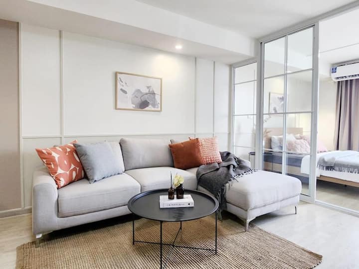 Stylish 2bed |1min Bts Chatuchak Jodd Fair Ladprao - Bang Khen