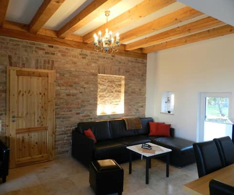 Popular Airbnb listing: Beach time at the lagoon Vacation in the barn in Vorpommern Greifswald