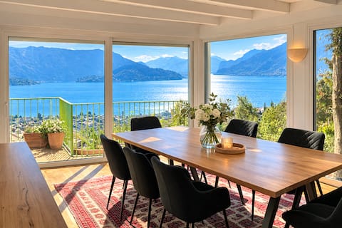 Lakeside retreat private terrace stunning views