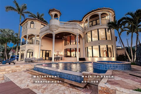 LVS Villa Rhodes: Palatial Waterfront Beach Estate