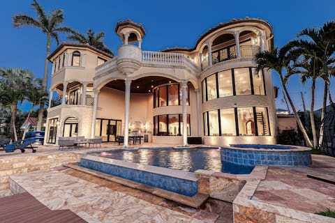 LVS Villa Rhodes: Palatial Waterfront Beach Estate