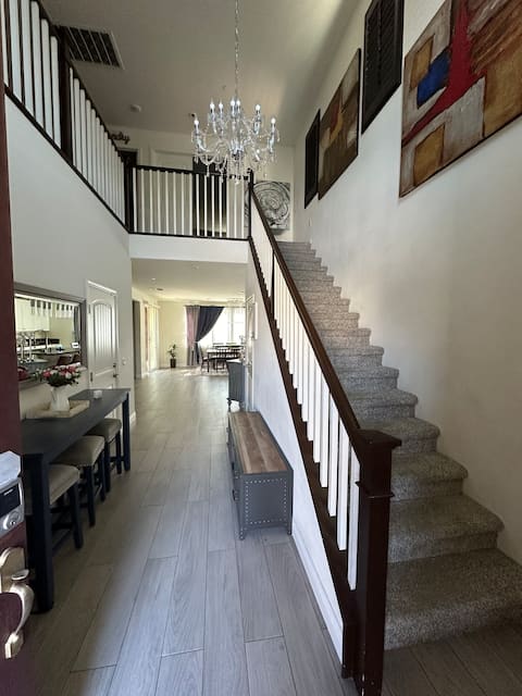 New House Clean Pool suburban area