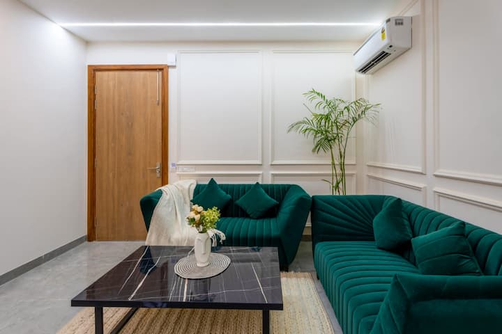 Cozy 1bhk Srvc Apartment Nr Horizon Center @ Abode - Gurugram