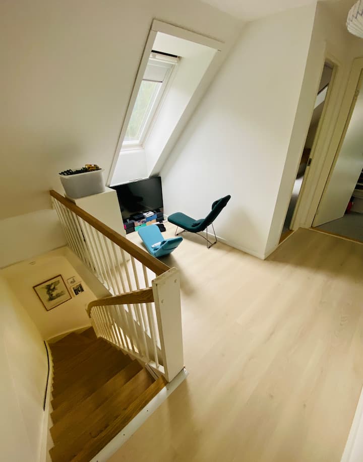 Място за 2 единични матрака на пода. 