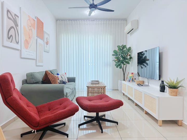 Premium 3br Apartment Bm 8pax@metropol Near Kpj - Perai