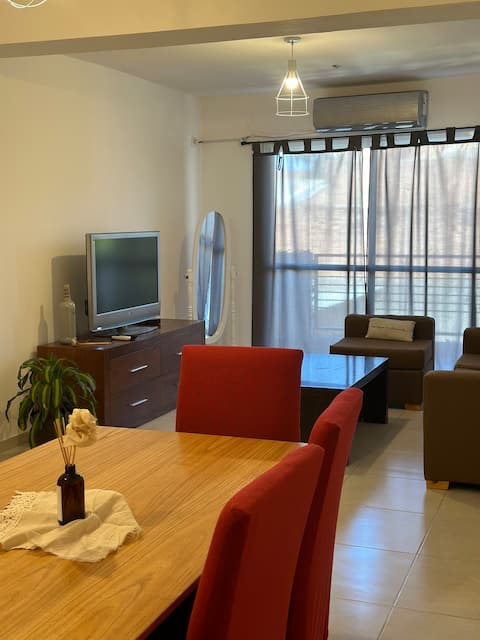 Temporary apartment. A central area