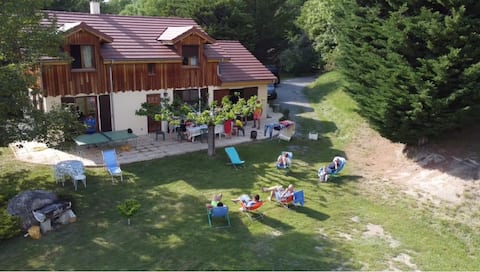 Cottage with a great view for 10 people max
