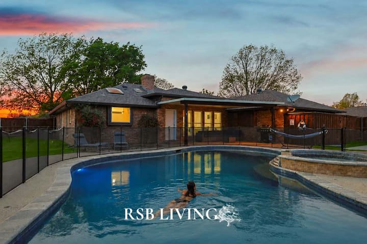 4BR Retreat w/ Pool and Grill