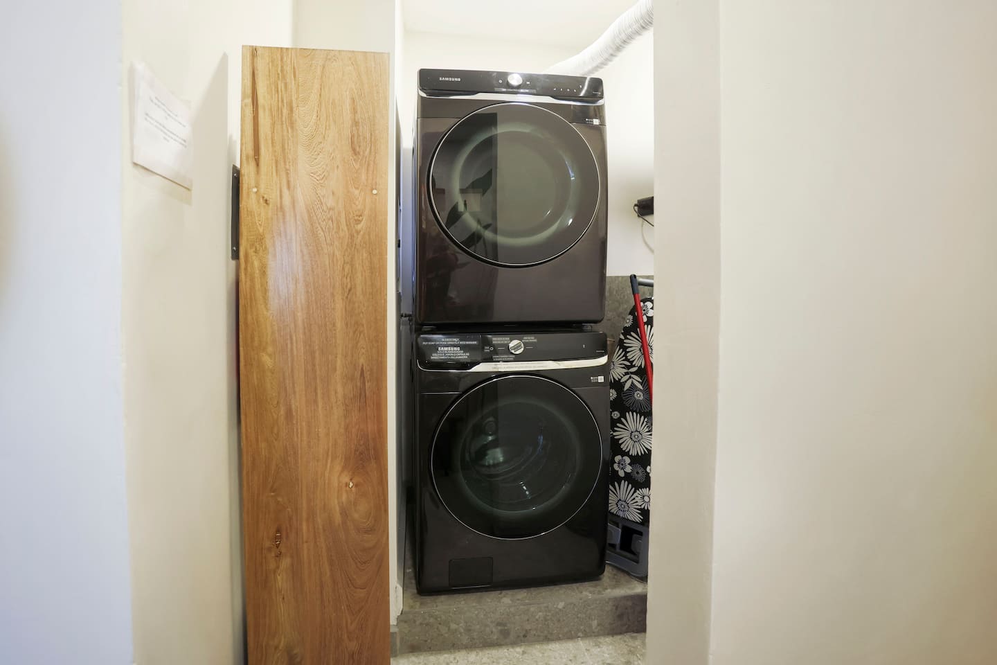 Use the in-unit washer and dryer. Pack lighter than you think you need to.