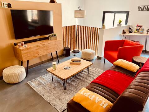 Industrial-style apartment