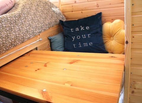Successful Airbnb property: Caba'van with indoor pool and hot tub in Namur