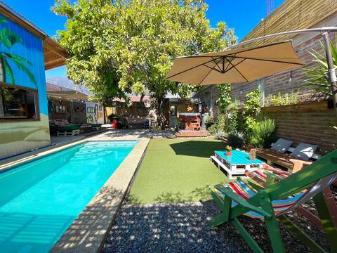 House with pool and tinaja