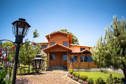 Beautiful cabin in the woods