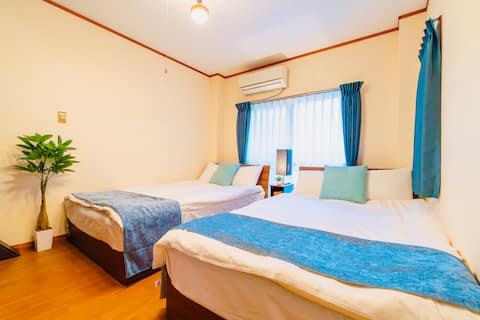 3-minute walk to nearest station.【94㎡/Free Wifi】