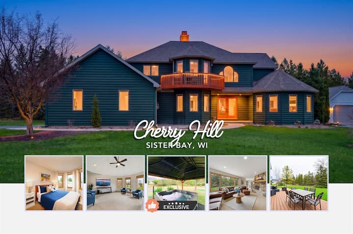 Charming Sister Bay Home | Backyard Oasis & Hottub - Sister Bay, WI