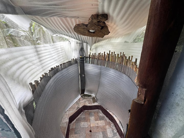 Glamping,  Jacuzzi Agua Caliente, Zona Privada - Sasaima
