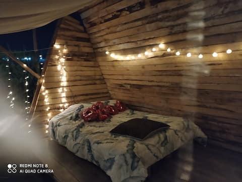 Top performing Airbnb: Cabin and tinaja where honey is made. in Pudahuel