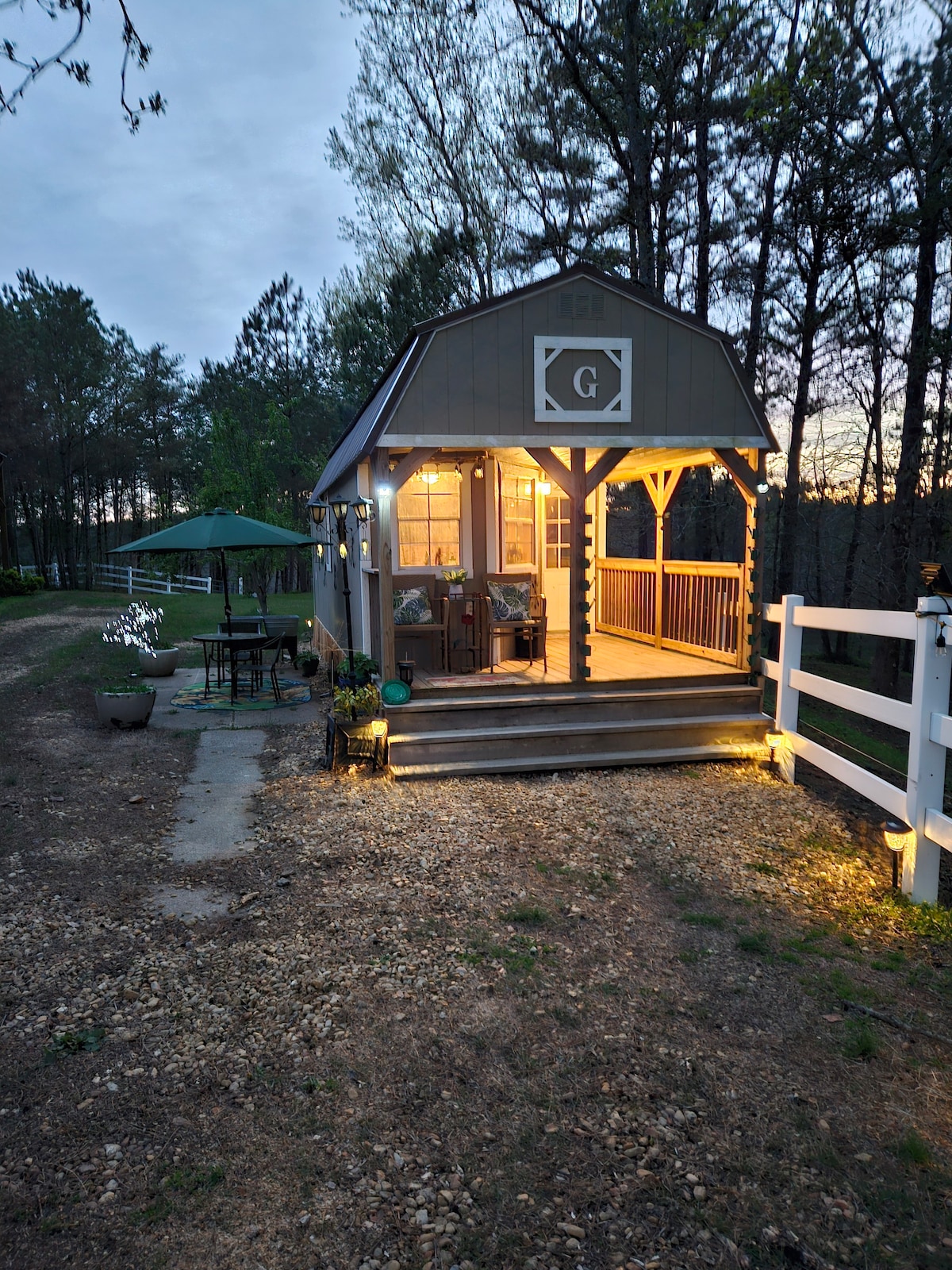 Creek House at Tack Tavern Ranch Cabins for Rent in Carbon Hill