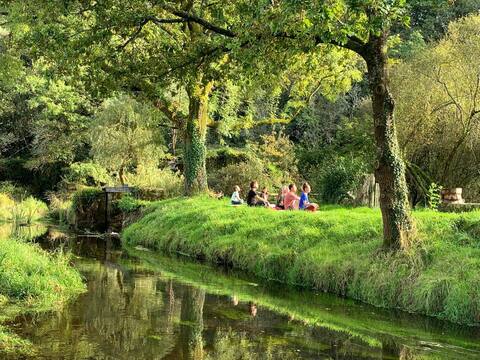 Quietude and Lights, river and Nordic bath