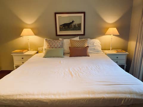 Quiet and spacious room with sublime views.