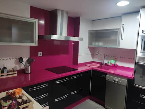 Between the mountains and the city