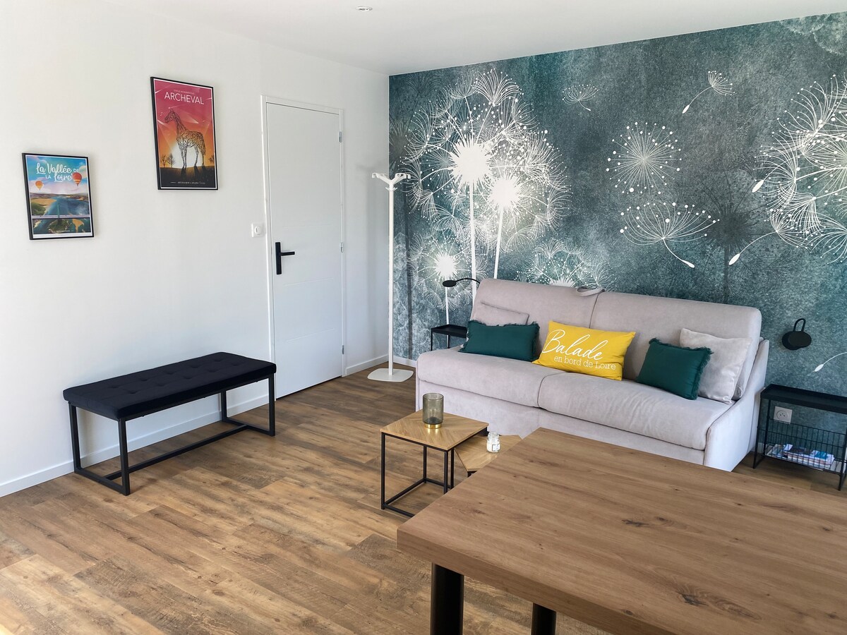 Top performing Airbnb: The studio annex with pool in Saumur