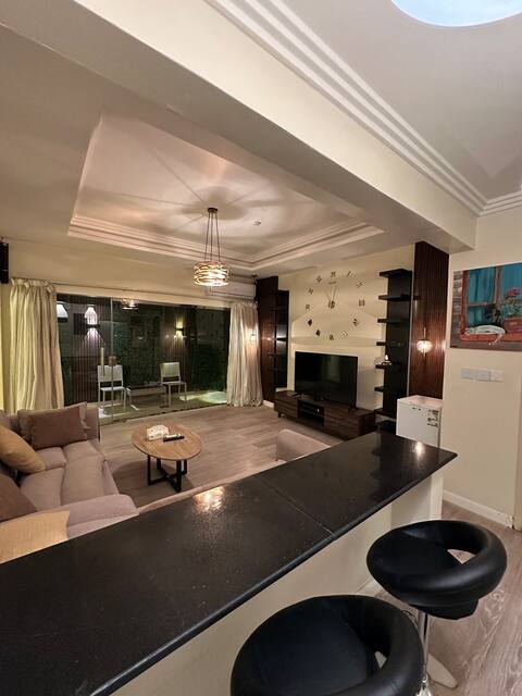 Luxury apartment with outdoor session