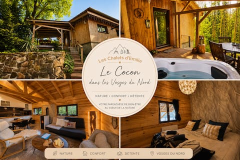 Chalet Cocon 4* & Jacuzzi by Les Chalets d'Emilie