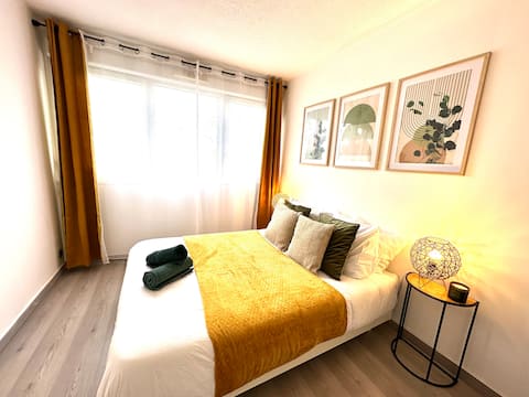 Confort| Proche Tram| Wifi| 6per | FREE Parking