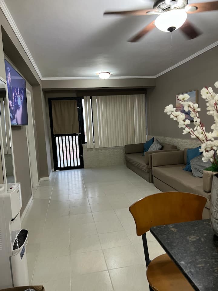 นี่เป็นโซฟาคู่สองตัวกระจายตัวและพักเป็นสองเท่า