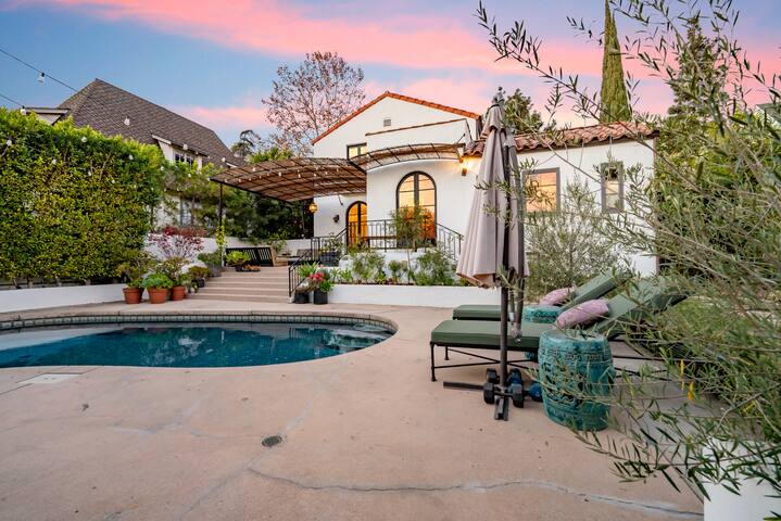 Eclectic Los Feliz 1925 Mediterranean Villa w/Pool gallery image 5