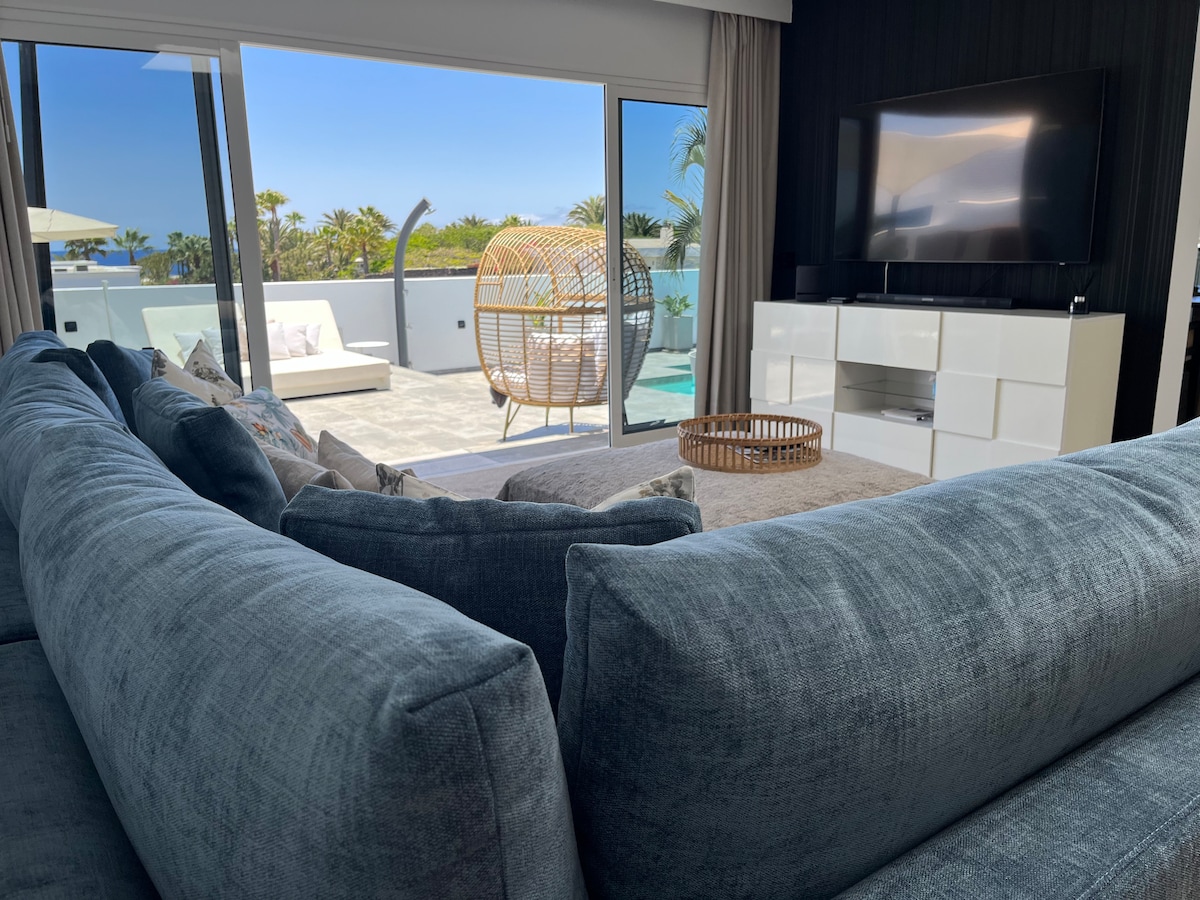 Top Airbnb: Luxury three bed house - ocean & mountain views en Yaiza