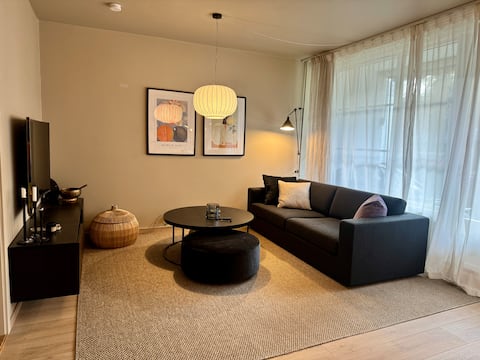 Successful Airbnb property: Modern apartment by nature and close to city in Bjerke