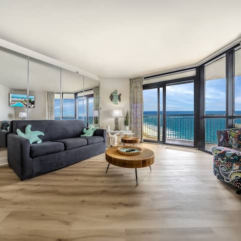 Top performing Airbnb: Stunning Views! Wraparound Balcony, 4BR Oceanfront in Myrtle Beach