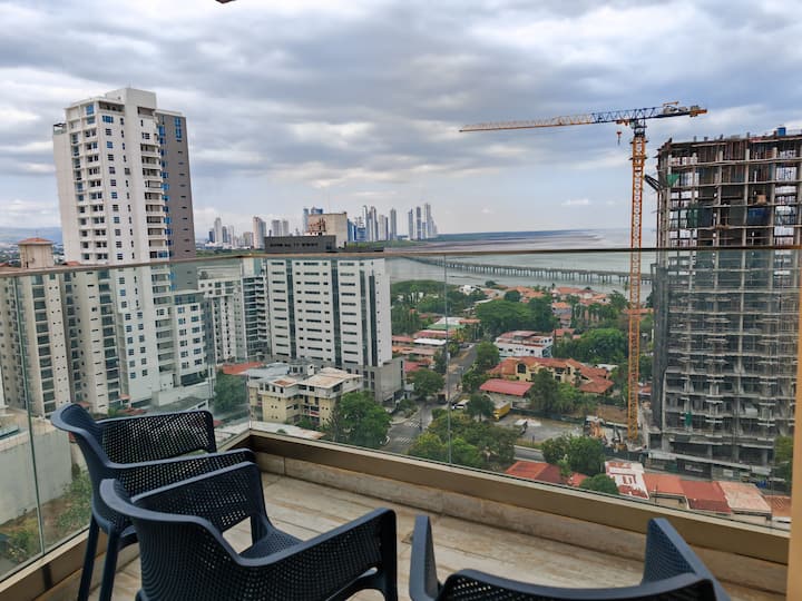Hermoso Apartamento Con Vista Al Mar - Panama City