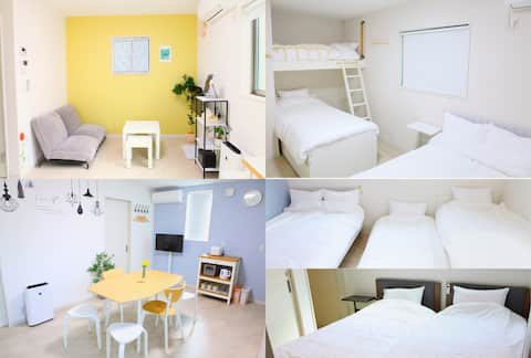 [Maximum 10 people/3 free parking spaces] Hiroshima Prefecture | 14-minute walk from Fukuyama Statio