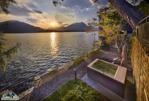 Villa Scoglio A/C PVT hot tube (Bellagio view)